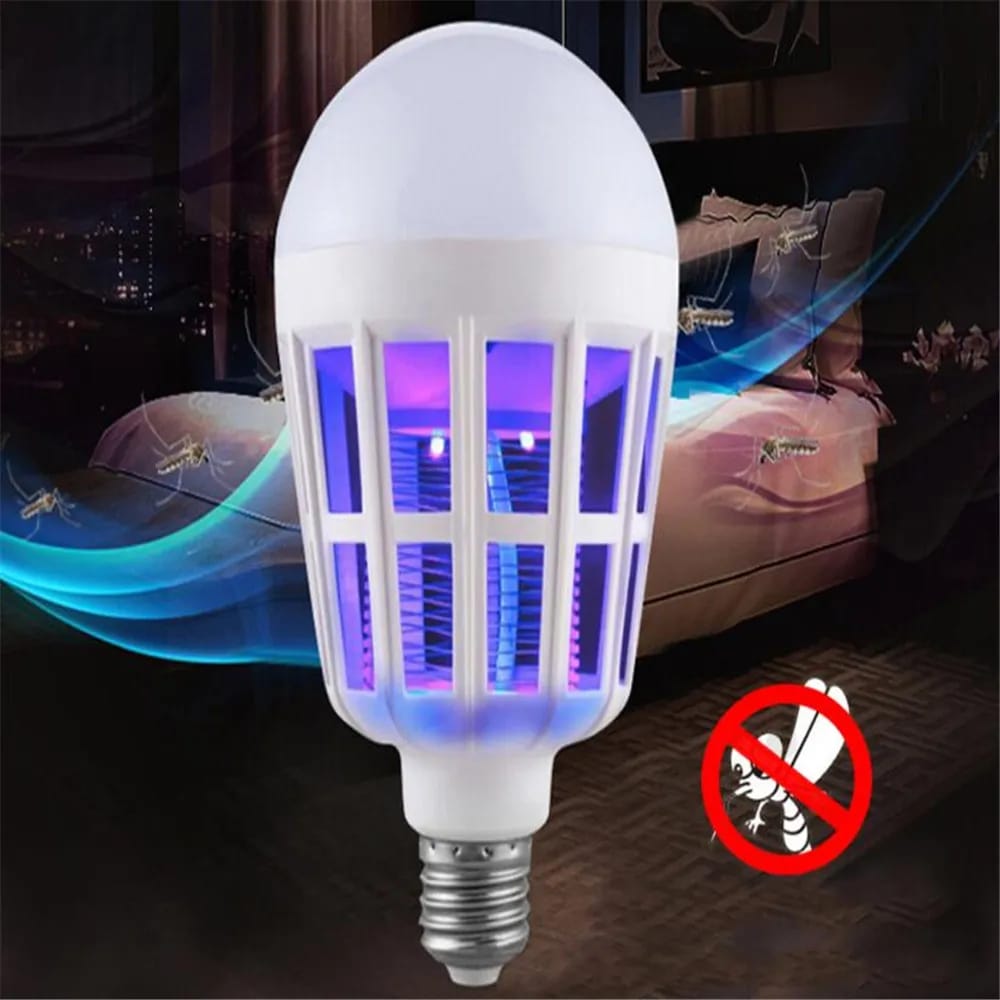 2-in-1 LED Mosquito Killer Bulb | 15W Insect Zapper Light | Silent, Odorless, Energy Saving - Image 5