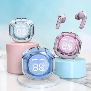 Air 39 Transparent Bluetooth Earbuds – Super Bass, ENC Noise Reduction & HD Calling | Bluetooth 5.3