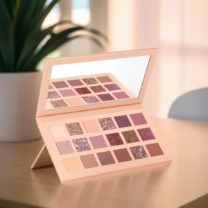 18 Colors Nude Eyeshadow Palette | Matte & Shimmer Pigmented Shades, Long-Lasting