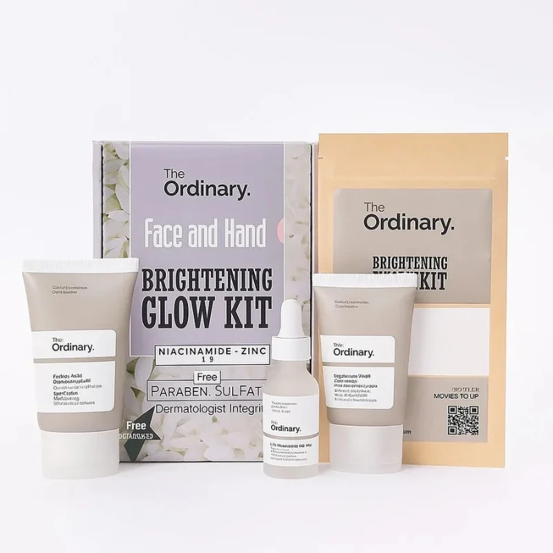 The Ordinary Face & Hand Brightening Glow Kit | Complete Whitening & Hydrating Skincare Set - Image 4