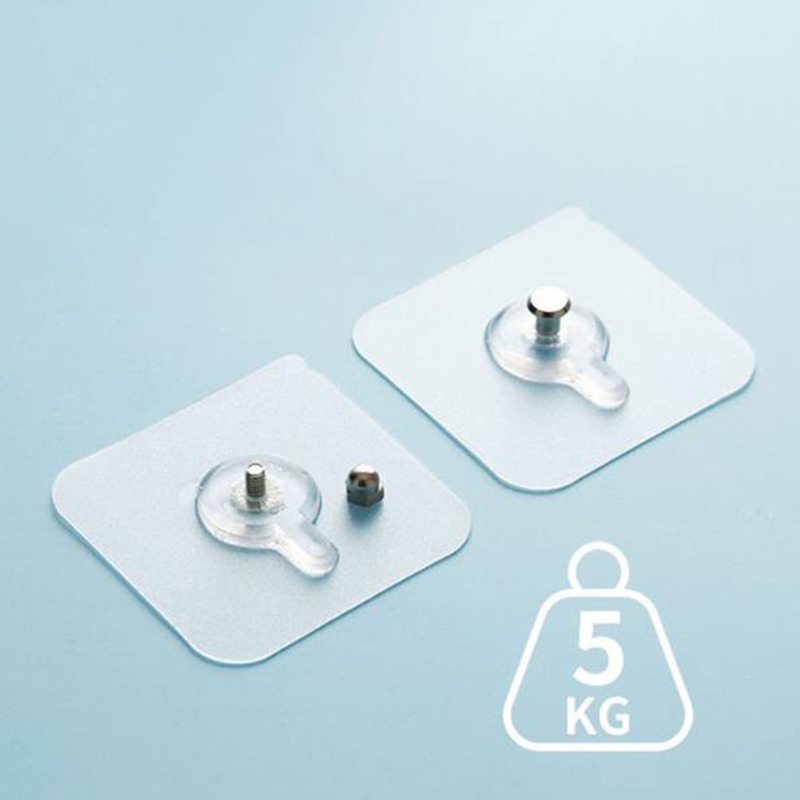 4 PCs Punch-Free Screw Hanger | Non-Marking Wall Hook Stickers | Heavy-Duty Picture & Decor Holder - Image 9