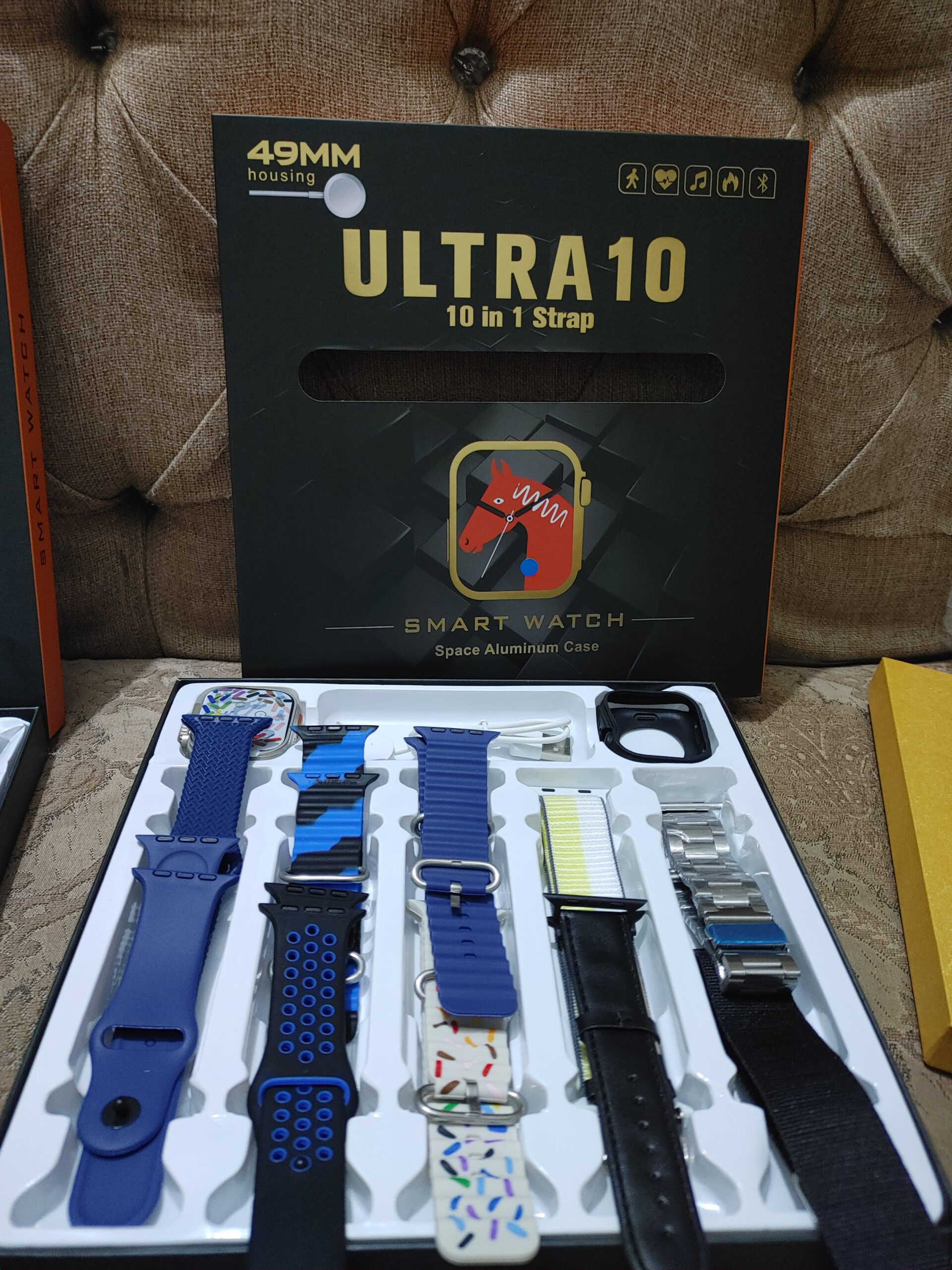 Ultra 10 Smartwatch | 10-in-1 Series 8 | 2.01″ HD Big Screen | IP68 Waterproof | 10 Straps Included - Image 2