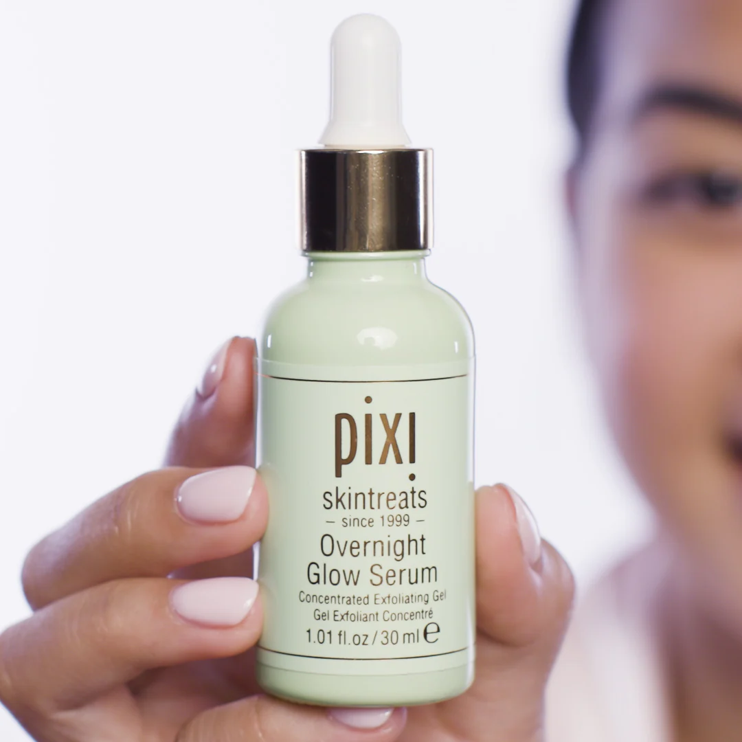 Pixi Overnight Glow Serum 30ml Exfoliating Brightening Serum with 10% Glycolic Acid and Vitamins - Image 5