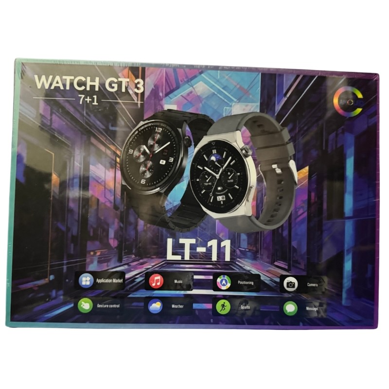LT-11 GT 3 Smart Watch | 1.3" Touchscreen, Fitness Tracker, Heart Rate & Notifications - Image 2