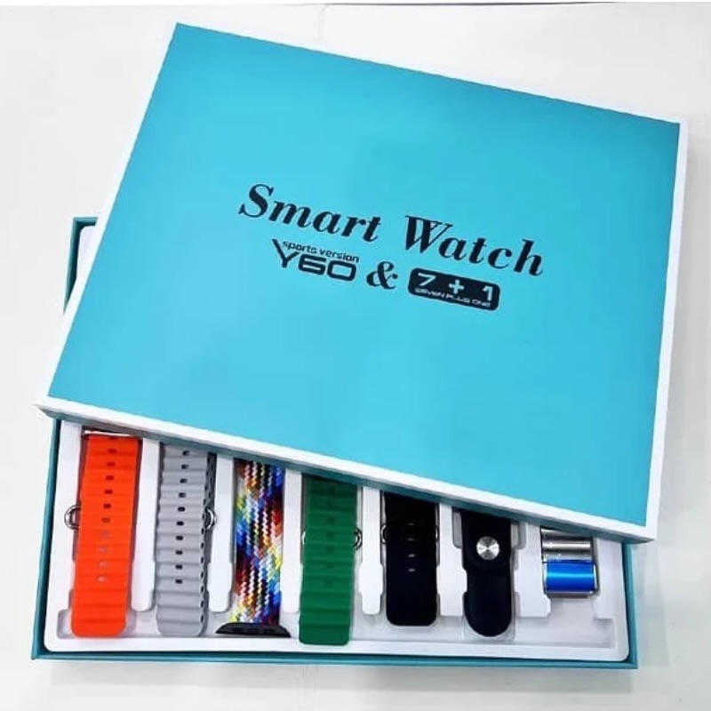 Y60 Smart Watch Ultra 7+1 Sports Edition | Full Touch Display Fitness Tracker - Image 2