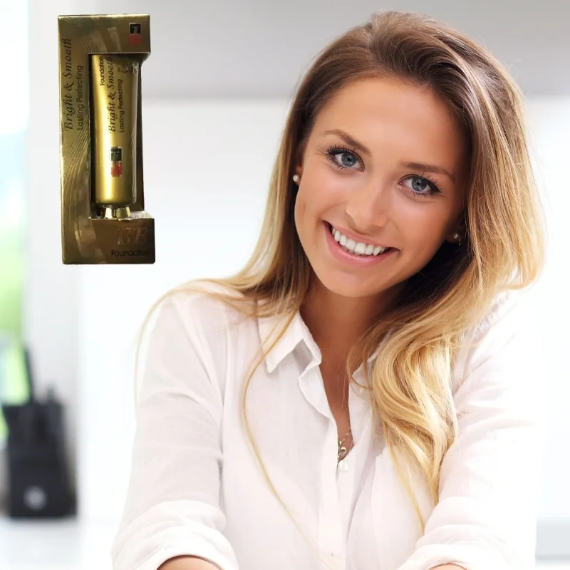 BB Makeup Foundation Bright & Smooth BB Cream 35ml Waterproof Long-Lasting Natural Coverage for Flawless Skin - Image 4