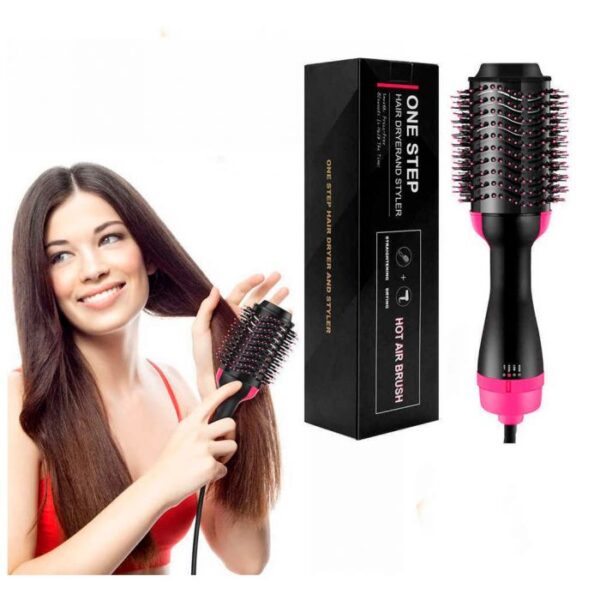 One Step Hot Air Brush | 3-in-1 Dryer, Straightener & Volumizer for Effortless Styling - Image 3