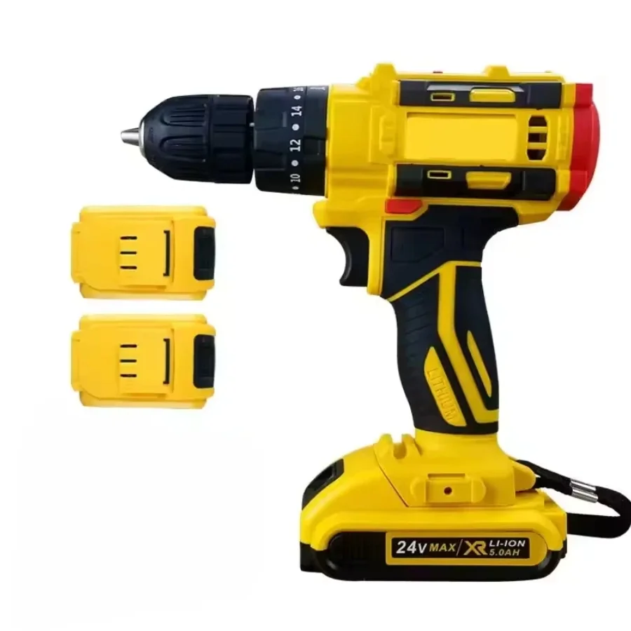 Dunlandi 24V Cordless Drill Machine Set | 2 Batteries & Complete DIY Tool Kit - Image 3