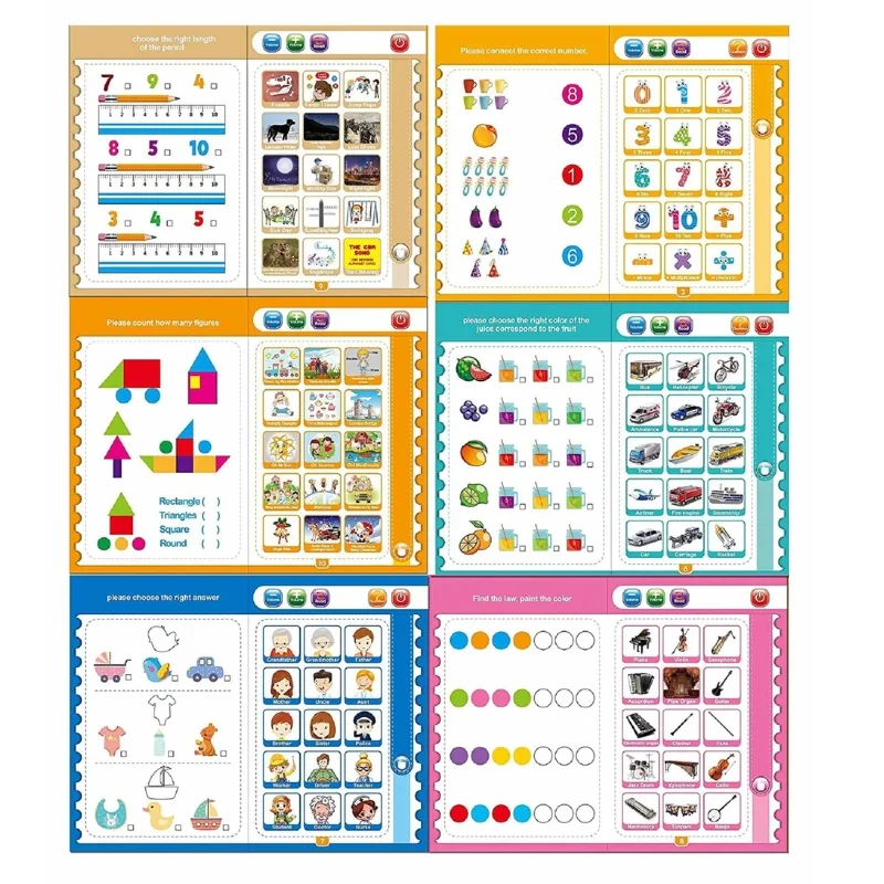 Intelligence Learning Book for Kids | Interactive Letters, Numbers & Sounds for Toddlers - Image 2