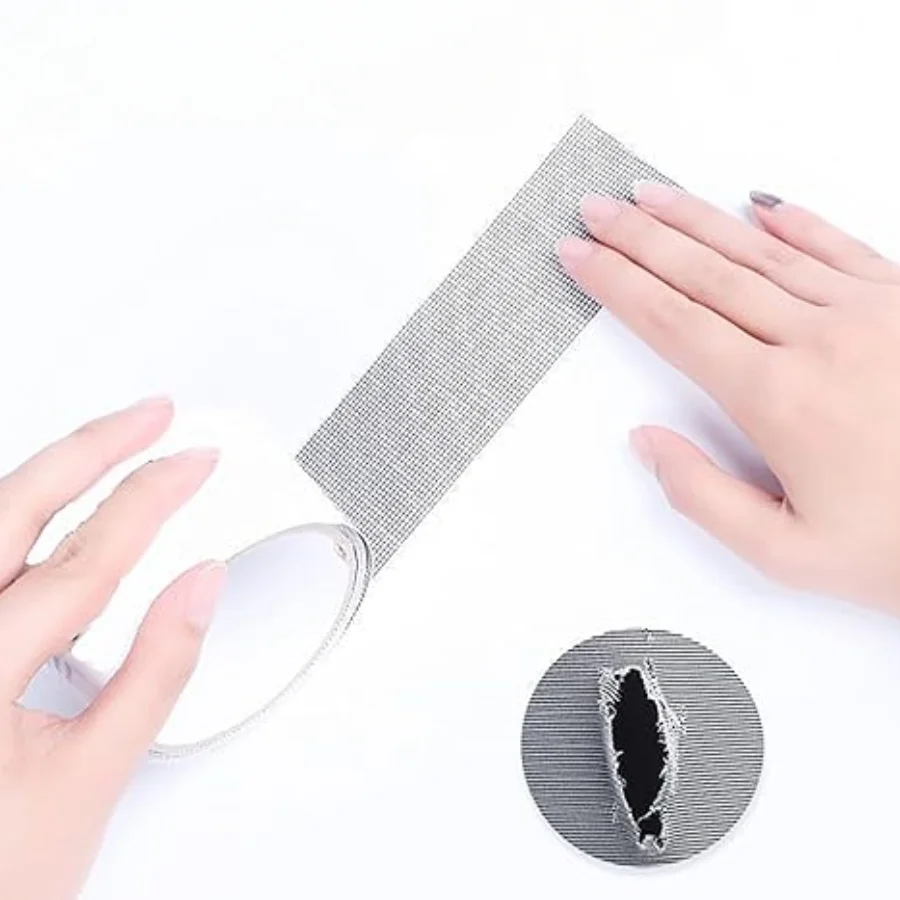 Mesh Roll Tape | Self-Adhesive Window Screen Repair Patch | 3M Anti-Insect Fiberglass - Image 3