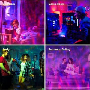 Galaxy Star Projector Lamp | LED Nebula Universe Effect & Built-in Speaker