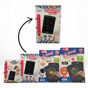 8.5-Inch Multi-Color LCD Writing Tablet | Premium Quality | Reusable Drawing & Note-Taking Tool for Kids | Random Colors