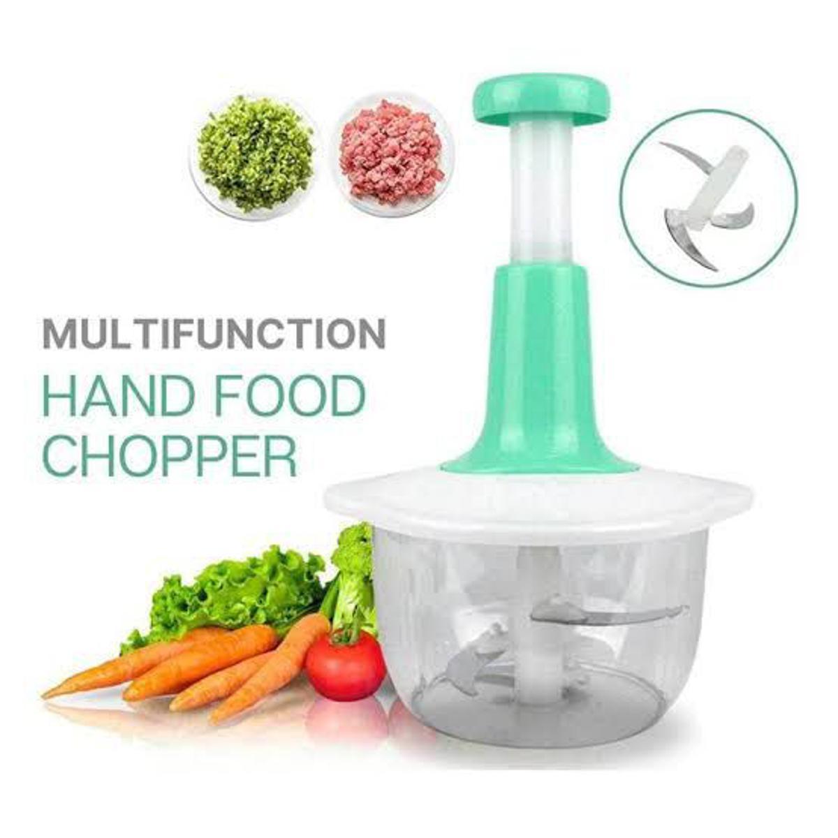 1.5L Manual Hand Push Chopper & Multifunctional Mixer | Vegetable Chopper and Baby Food Maker - Image 2
