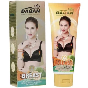 Daqan Papaya Extract Breast Enlarging Cream | Organic Breast Enhancement & Skin Elasticity Booster