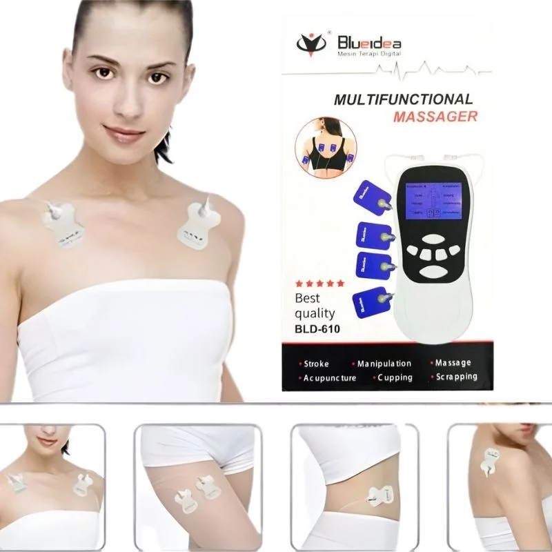 Digital Multifunctional Massager | Model BLD-610 | Multifunctional Electric Pulse Massager for Pain Relief, Muscle Relaxation & Body Massage - Image 7
