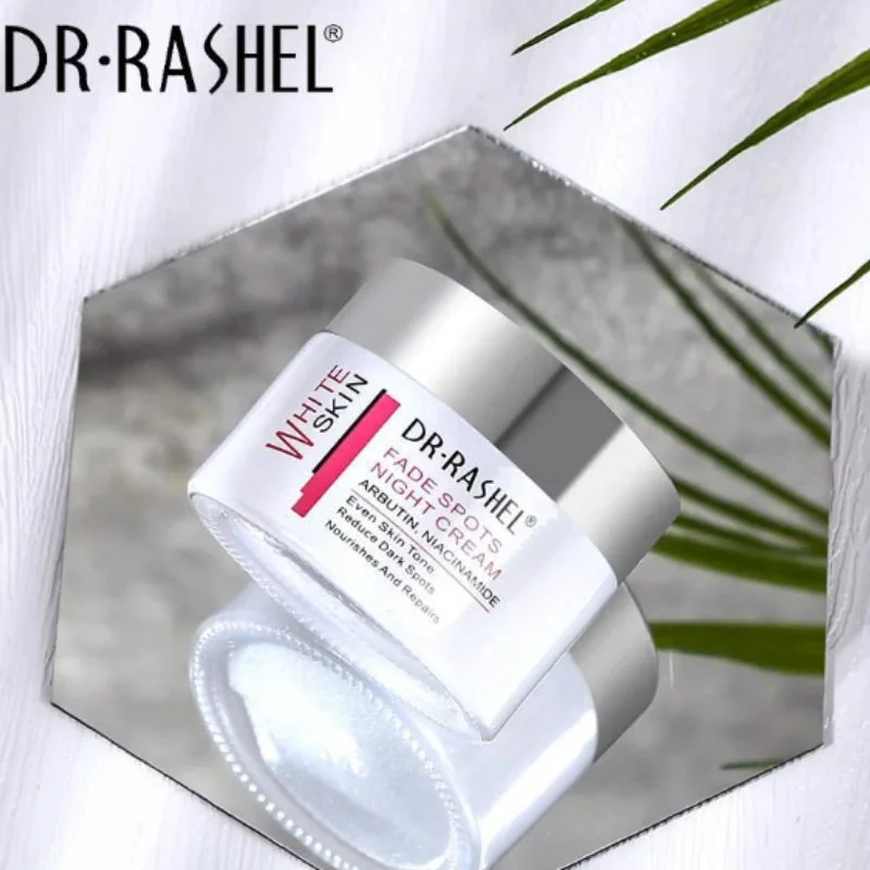 Dr. Rashel White Skin Fade Spots NIGHT Cream | Brightening & Hydrating Night Formula with Arbutin & Niacinamide | Imported - Image 3