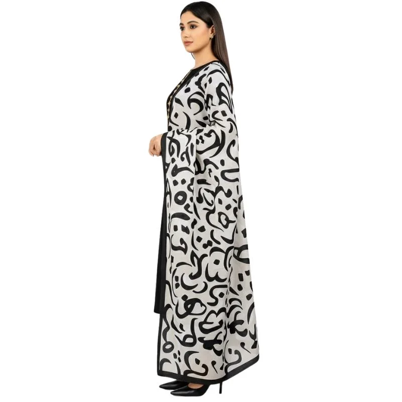 Katan Silk 3-Piece Suit for Women | Unstitched Plain Shirt & Trouser with Heavy Winter Silk Shawl - Image 4