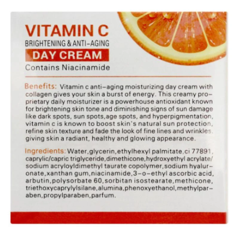 Dr. Rashel Vitamin C Brightening & Anti-Aging DAY Cream | SPF Protection & Radiant Glow Moisturizer (50 g) | Imported - Image 3