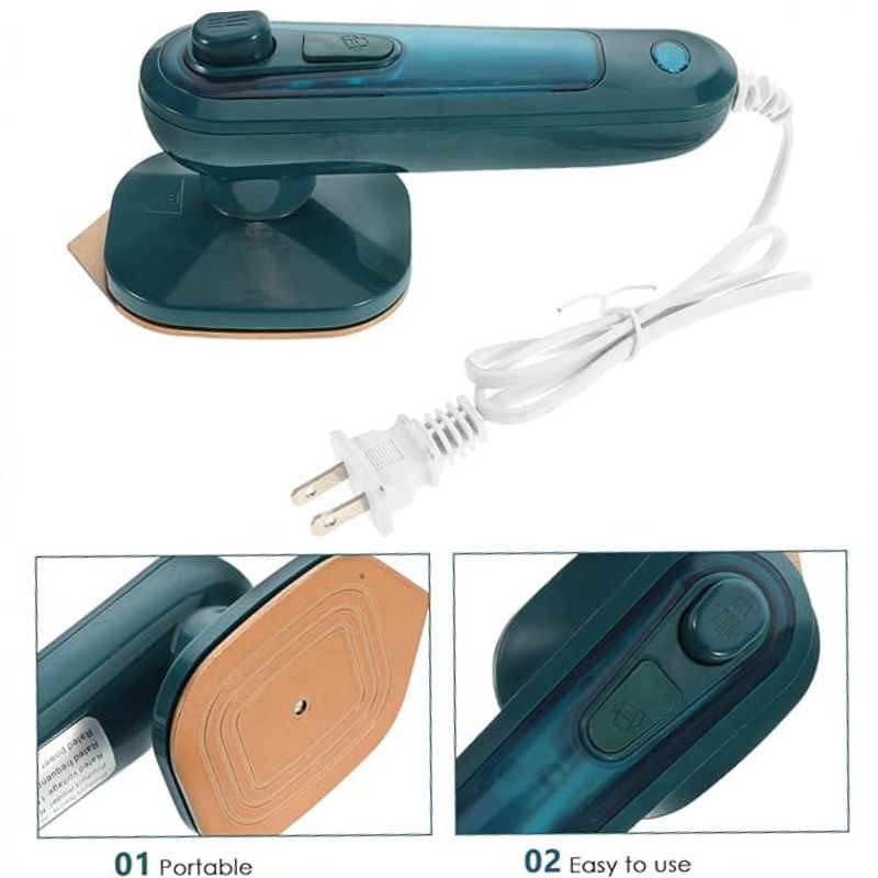Portable Mini Steam Iron | Handheld Garment Steamer Wrinkle Remover Travel-Friendly - Image 5