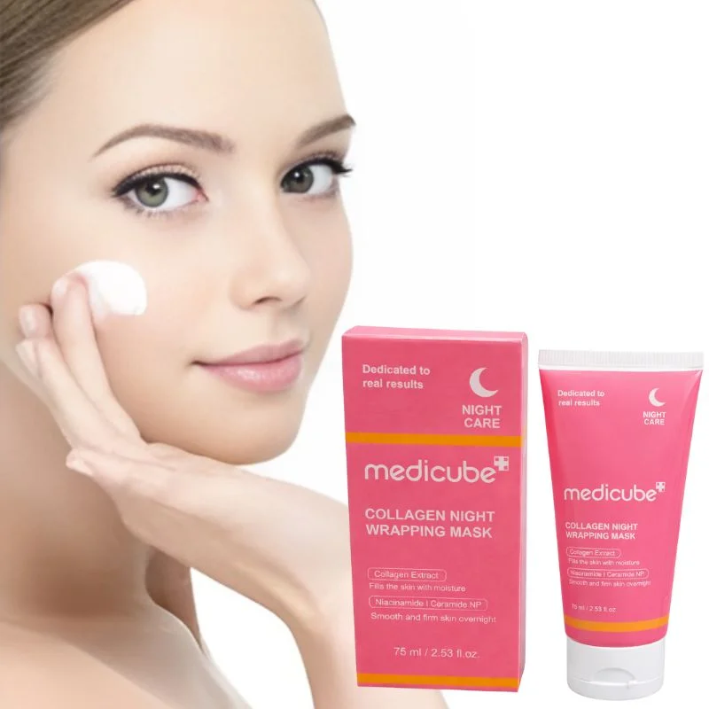 Medicube Collagen Night Wrapping Mask | Overnight Elasticity & Hydration Peel-Off Mask - Image 5
