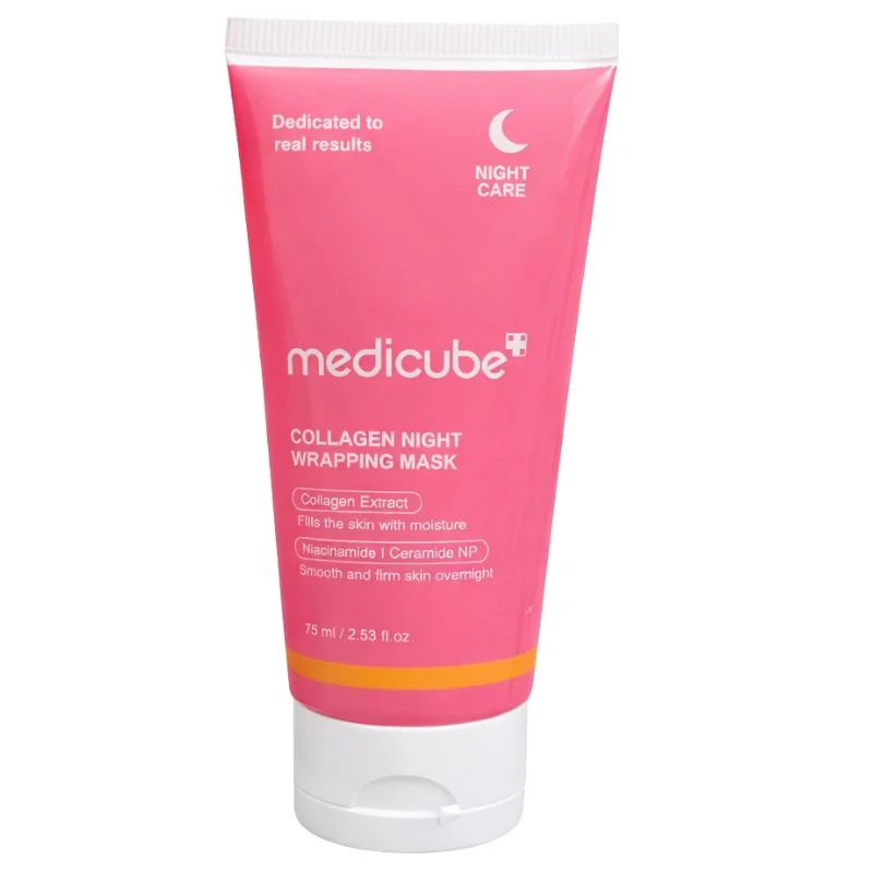 Medicube Collagen Night Wrapping Mask | Overnight Elasticity & Hydration Peel-Off Mask - Image 2