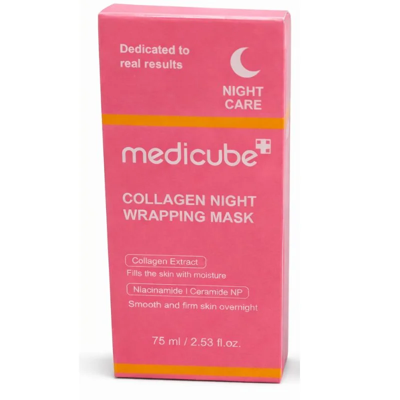 Medicube Collagen Night Wrapping Mask | Overnight Elasticity & Hydration Peel-Off Mask - Image 3