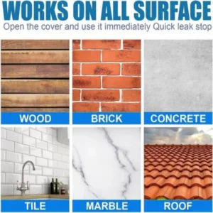 Hydra Waterproof Agent | Instant Water Tight Sealing Solution for Wall & Floor | With Brush | 250g