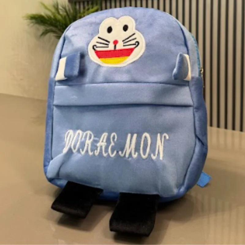 Cute Plush Doraemon Character Backpack | Stuffed School Bag & Gift for Kids - Image 4