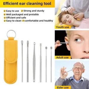 6-Piece Ear Wax Cleaning Kit |  Portable & Easy to Use