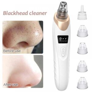 Blackhead Suction Remover Portable Pore Cleaner with LED Display and Multiple Suction Levels